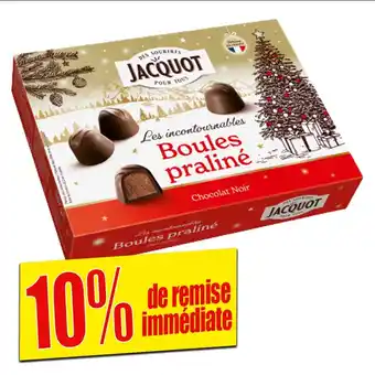 Boules pralinés chocolat noir
