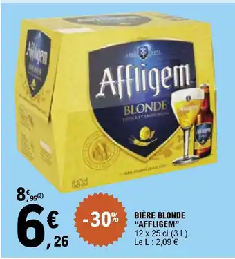 E.Leclerc BIÈRE BLONDE "AFFLIGEM" offre