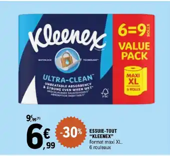 E.Leclerc ESSUIE-TOUT "KLEENEX" offre