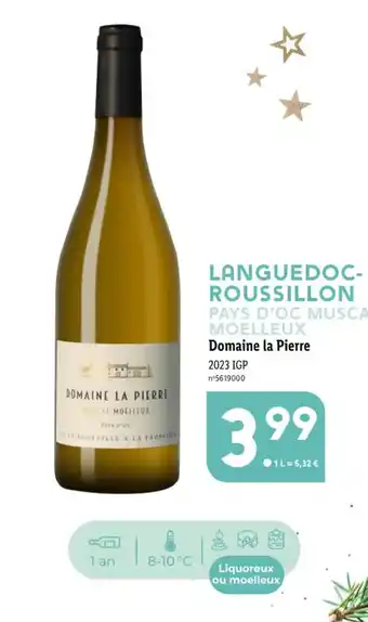 Lidl Domaine la Pierre offre