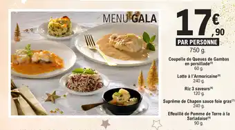 E.Leclerc Coupelle de Queues de Gambas offre