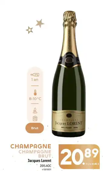 Lidl JACQUES LORENT offre