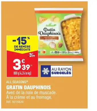 GRATIN DAUPHINOIS