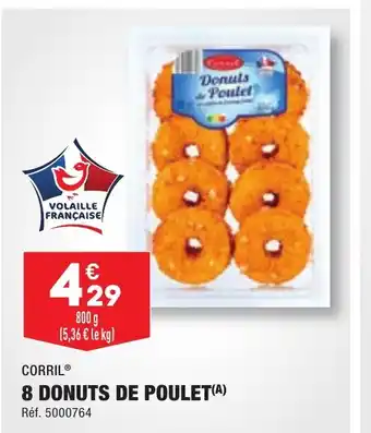 ALDI 8 DONUTS DE POULET offre