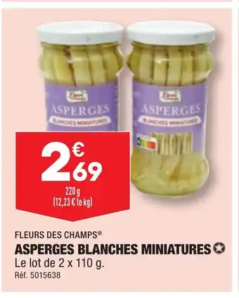 ALDI ASPERGES BLANCHES MINIATURES offre