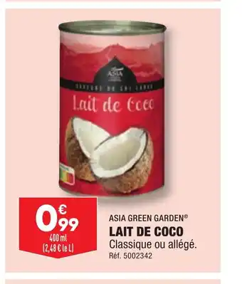 Lait de Coco