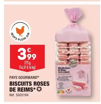 ALDI BISCUITS ROSES DE REIMS offre
