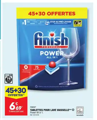 ALDI TABLETTES POUR LAVE VAISSELLE offre