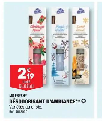 ALDI DÉSODORISANT D'AMBIANCE offre