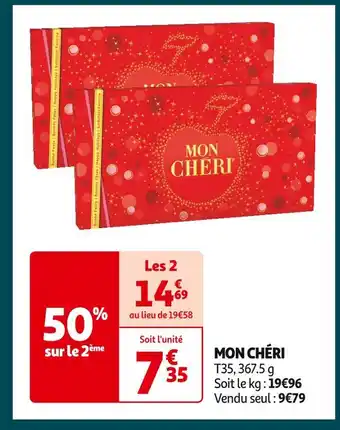 Auchan Supermarché Fererro mon chéri offre