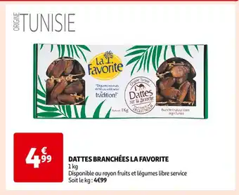 Auchan Supermarché La favorite dattes branchées offre