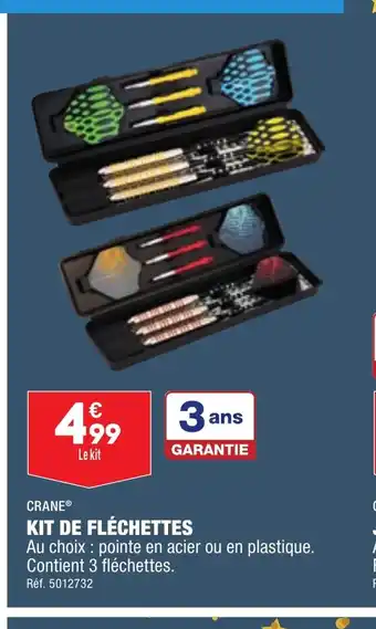 ALDI KIT DE FLÉCHETTES offre