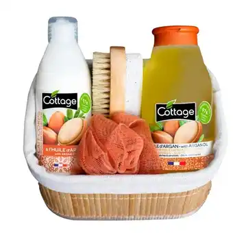 Auchan Coffret huile d'argan cottage offre
