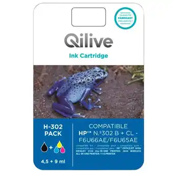 Auchan 25% d'economie sur la gamme de cartouches d'encre compatibles qilive offre