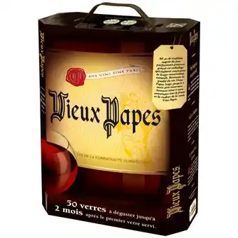 Auchan 30% de remise immédiate sur la gamme de vins vieux papes offre