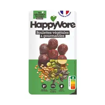Auchan Boulettes vegetales et gourmandes happyvore offre