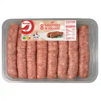 Auchan 8 saucisses de toulouse auchan offre