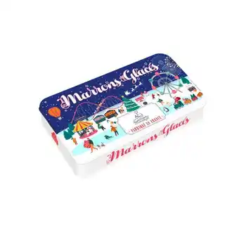 Auchan Boîte métal marrons glacés l'artisan provençal offre