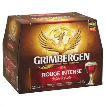 Auchan Bière rouge grimbergen offre