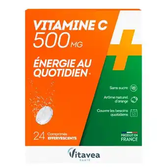 Auchan Vitavéa santé vitamine c 500mg énergie au quotidien offre