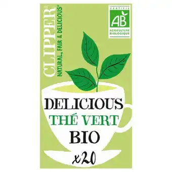 Auchan Bandeau 2 + 1 offert sur les produits bio clipper offre