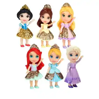 Auchan Poupée disney princesses et reine des neiges 8 cm offre