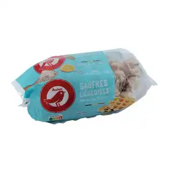 Auchan Gaufres liegeoises aux perles de sucre auchan offre