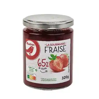 Auchan Confiture la gourmande fraise auchan offre