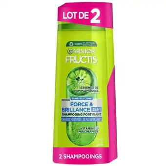 Auchan Shampooing 2 en 1 garnier fructis offre
