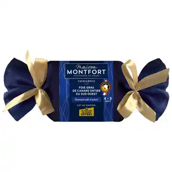 Auchan Foie gras de canard entier igp sud ouest excellence torchon montfort offre