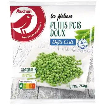 Auchan Petits pois doux déja cuits surgelés auchan offre