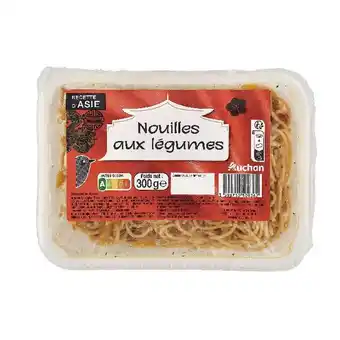 Auchan Nouilles aux légumes auchan offre