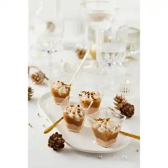 Auchan 16 verrines foie gras crème de marron offre