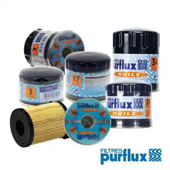 Auchan 25% d'économie sur la gamme de filtres à huile purflux offre