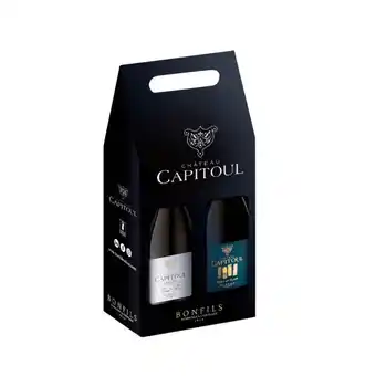 Auchan Coffret 2 bouteilles château capitoul offre