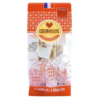 Auchan Nougat ducasse vanille amandes offre