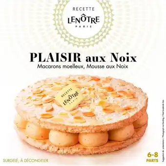 Auchan Plaisir aux noix surgelé ​lenôtre offre