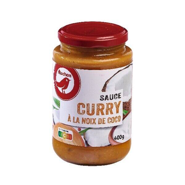 Promo Sauce curry noix de coco auchan chez Auchan