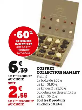 U Express Hamlet coffret collection offre