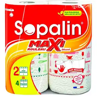 Auchan Essuie tout sur mesure decore sopalin offre