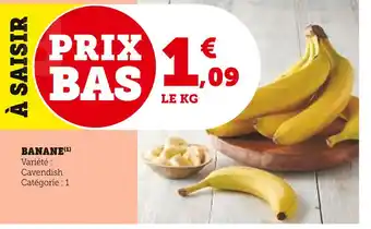 U Express Banane offre