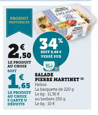 U Express Pierre martinet salade offre