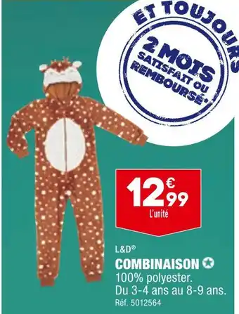 ALDI L&d combinaison offre