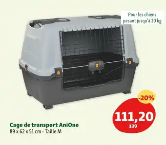 Maxi Zoo Anione cage de transport offre