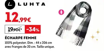 Sport 2000 Luhta écharpe femme offre