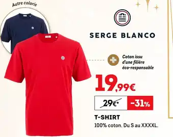 Sport 2000 Serge blanco t-shirt offre