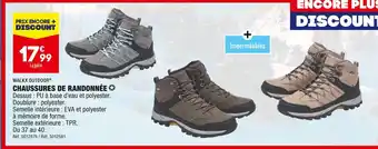 ALDI Walkx outdoor chaussures de randonnée offre