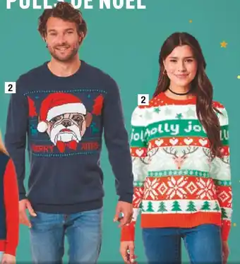 ALDI Up2fashion pull de noël offre
