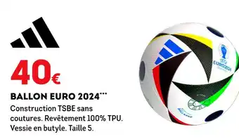 Sport 2000 Adidas ballon euro 2024 offre