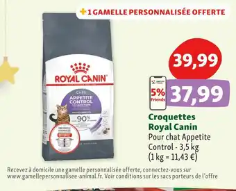 Maxi Zoo Royal canin croquettes offre